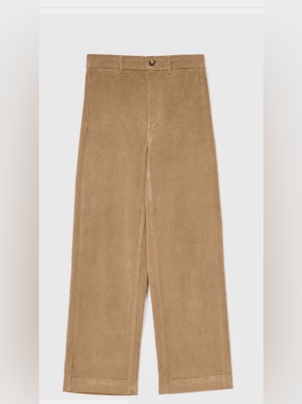 Everlane Corduroy Wide Leg Pants Toasted Coconut Brown Sz 10
